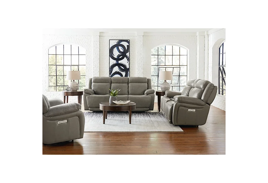 Club Level - Evo Reclining Living Room Group by Bassett at Esprit Decor Home Furnishings